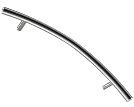 Consort 25mm Diameter Arched Pull Handles, 600mm c/c, Polished Or Satin Finish - CHEP15